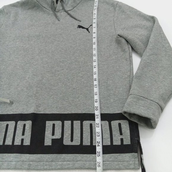 Puma (Sz.M) Men's Gray Pullover Hoodie Sweatshirt - Picture 5 of 5